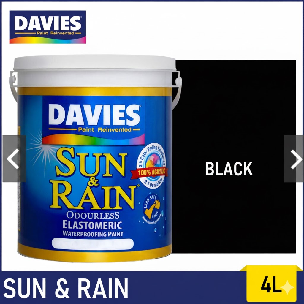 Davies Sun & Rain – Black 4Liter